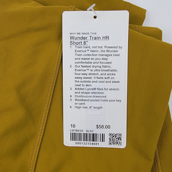 Lululemon Wunder Train High-Rise Short 6" - Picture 8 of 8